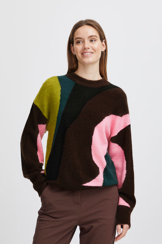 Pull multi couleurs B.Young