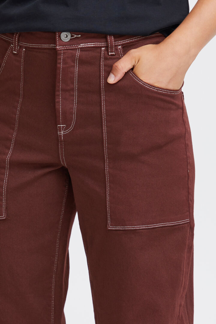 Jean cargo bordeaux ICHI