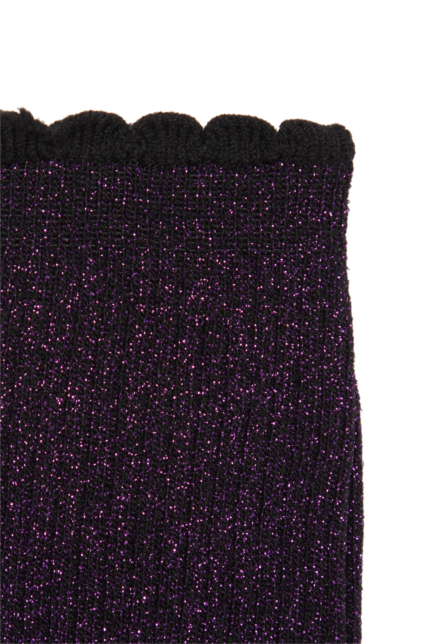 Chaussettes paillettes violettes ICHI